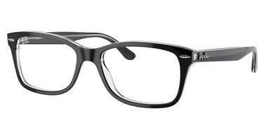 Ray-Ban Rx Eyeglasses RX5428 BLACK ON TRANSPARENT/2034