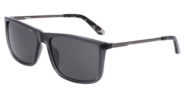 Dragon Eyeglasses DR DAMIEN LL SHINY GREY CRYSTAL/LL SMOKE/020