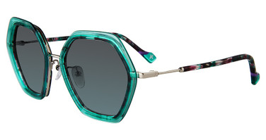 Yalea Eyeglasses SYA084 Teal 0579