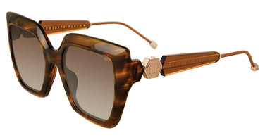 Philipp Plein Eyeglasses SPP064S Wavy Brown 03BQ