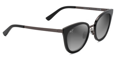 Maui Jim Eyeglasses WOOD ROSE 870 Black Gloss w/Dark Gunmetal/-02