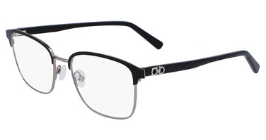 Ferragamo Eyeglasses SF2225 RUTHENIUM/BLACK/038