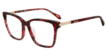 Just Cavalli Eyeglasses VJC012 SHINY RED HAVANA 09AT