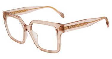 Just Cavalli Eyeglasses VJC006 SHINY TRANSP.PINK 09AH