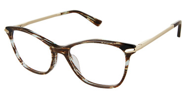 Ann Taylor Eyeglasses ATP825 BROWN STRIATION/C01