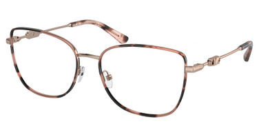 Michael Kors Eyeglasses MK3065J EMPIRE SQUARE 3 ROSE GOLD / PINK TORTOIS/1108