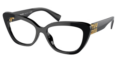 Miu Miu Eyeglasses MU 05VV BLACK/1AB1O1