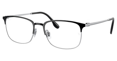Ray-Ban Rx Eyeglasses RX6494 BLACK ON SILVER/2861