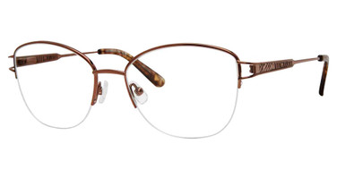 Liz Claiborne Eyeglasses L 674T LT BROWN L/0TUI