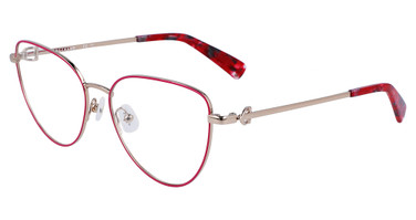 Longchamp Eyeglasses LO2158 ROSE GOLD/RED/718