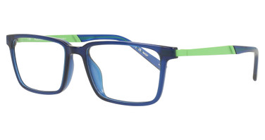 Flexon Eyeglasses FLEXON J4018 NAVY CRYSTAL/GREEN/415
