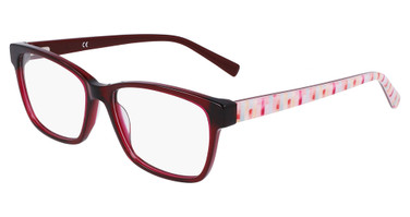 Marchon NYC M-5023 CRYSTAL RED/PINK MOSIAC/630