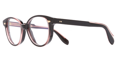 Cutler and Gross Eyeglasses CGOP140051 ORANGE ON BLACK/001