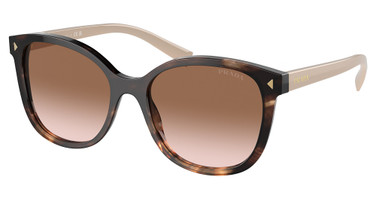 Prada Eyeglasses PR 22ZSF CARAMEL TORTOISE/07R0A6