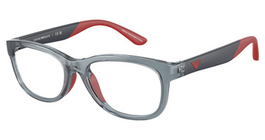 EMPORIO ARMANI KIDS Eyeglasses EK3001F SHINY TRANSPARENT BLUE/5072