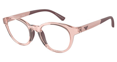 EMPORIO ARMANI KIDS Eyeglasses EK3205 SHINY TRANSPARENT PINK/5544