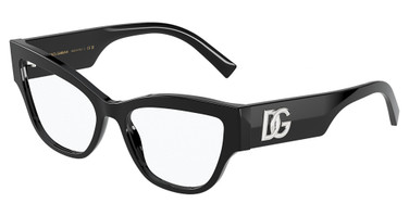DOLCE & GABBANA Eyeglasses DG3378 BLACK/501
