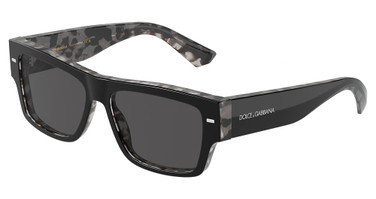 DOLCE & GABBANA Eyeglasses DG4451 BLACK ON GREY HAVANA/340387