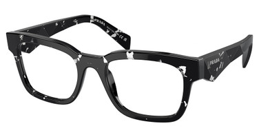 Prada Eyeglasses PR A10V HAVANA BLACK/TRANSPARENT/15O1O1
