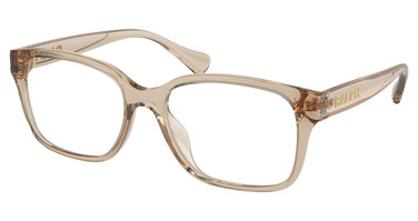 Ralph Eyeglasses RA7155U SHINY TRASPARENT BEIGE/5802