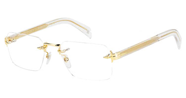 David Beckham Eyeglasses DB 7116 GD CRYSTAL/0LOJ