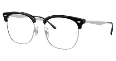 Ray-Ban Rx Eyeglasses RX7318D BLACK ON SILVER/2000