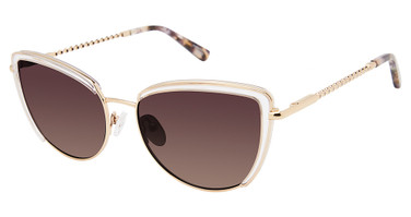 Nicole Miller Eyeglasses MONTE CARLO CRYSTAL / GOLD/C01