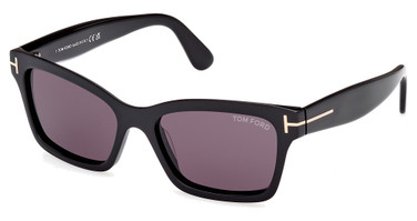 Tom Ford Eyeglasses FT1085 shiny black / smoke/01A