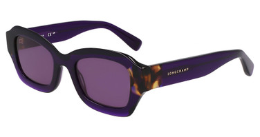 Longchamp Eyeglasses LO749S PURPLE/HAVANA/505