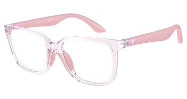 EMPORIO ARMANI KIDS Eyeglasses EK3006F SHINY TRANSPARENT PINK/6140
