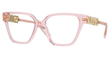 Versace Eyeglasses VE3358BF TRANSPARENT PINK/5472