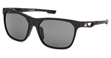 Adidas Sport Eyeglasses SP0091 matte black / green/02N