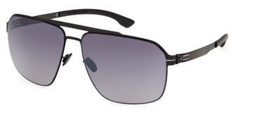 ic! berlin Eyeglasses IM0001 matte black / gradient smoke/02B