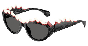 ALAIN MIKLI Eyeglasses A05514 NOIR NACR/ROUGE NACR/WHI/002/S4