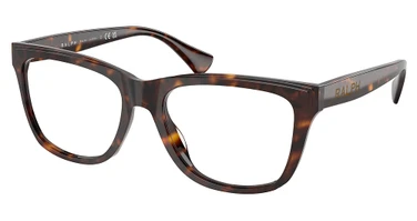 Ralph Eyeglasses RA7170U SHINY DARK HAVANA/5003