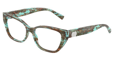 Tiffany Eyeglasses TF2259F HAVANA TIFFANY BLUE/8422