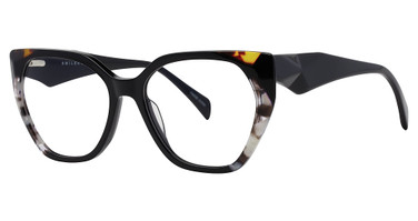 Smilen Elite Eyeglasses 49 BLACK DEMI