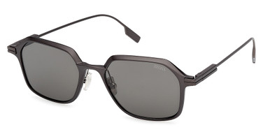 Ermenegildo Zegna Eyeglasses EZ0274 matte gunmetal / smoke polarized/09D