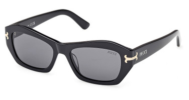 Emilio Pucci Eyeglasses EP0235 shiny black / smoke/01A