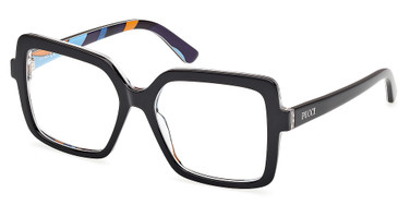 Emilio Pucci Eyeglasses EP5265 black/white/004