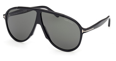 Tom Ford Eyeglasses FT1211 shiny black / green/01N