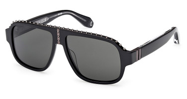 Christian Louboutin Eyeglasses LB0005 shiny black / smoke/01A