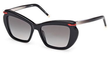 Christian Louboutin LB0011 shiny black / gradient smoke/01B