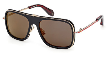 Christian Louboutin LB0013 shiny black / smoke mirror/01C