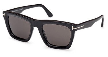 Tom Ford FT1207 shiny black / smoke/01A