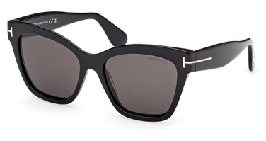 Tom Ford Eyeglasses FT1217 shiny black / smoke/01A