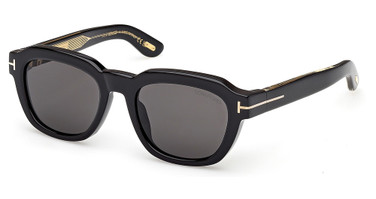 Tom Ford FT1226-F shiny black / smoke/01A