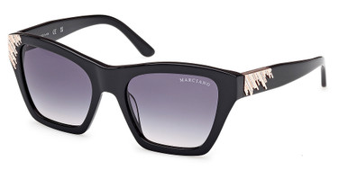 Guess? Eyeglasses GM00024 shiny black / gradient smoke/01B