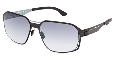 ic! berlin Eyeglasses IA0009 black/other / gradient smoke/05B