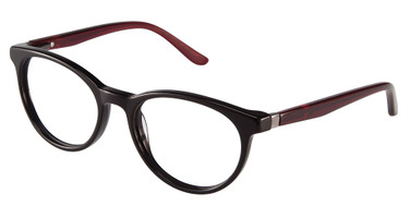 Nicole Miller Eyeglasses NMP803 BLACK / BURGUNDY/C01